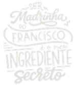 Madrinha ingrediente secreto - colocar o nome nas observações